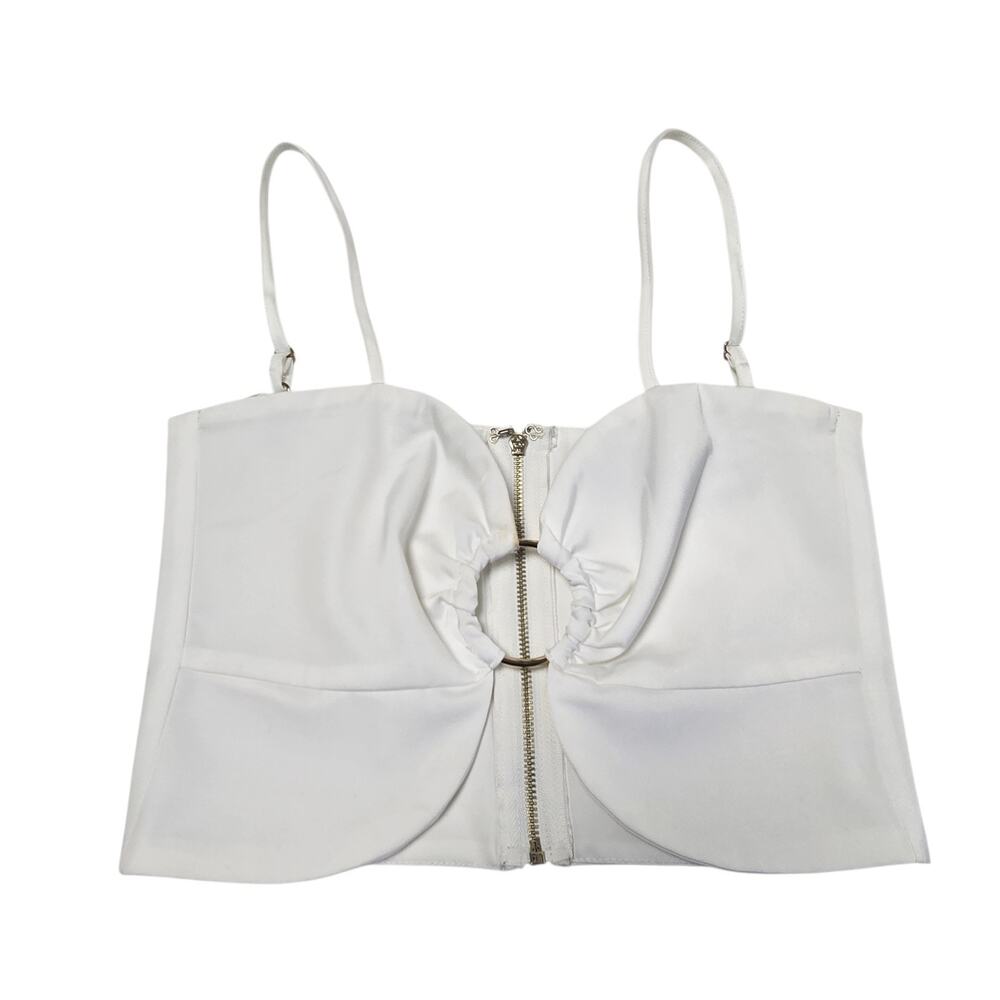 Jagger And Stone Cropped Top Size 2 White